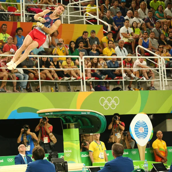 Ріо Жанейро Бразилія Серпня 2016 Художня Гімнастка Томаш Гонсалес Чилі — стокове фото