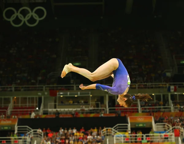 Augusztus 2016 Ban Rio Janeiro Brazília Tornász Isabela Onyshko Kanada — Stock Fotó