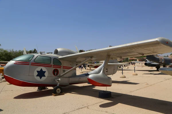 Hatzerim Israel Mayo 2017 Aviones Fuerza Aérea Israelí Exhibición Museo — Foto de Stock