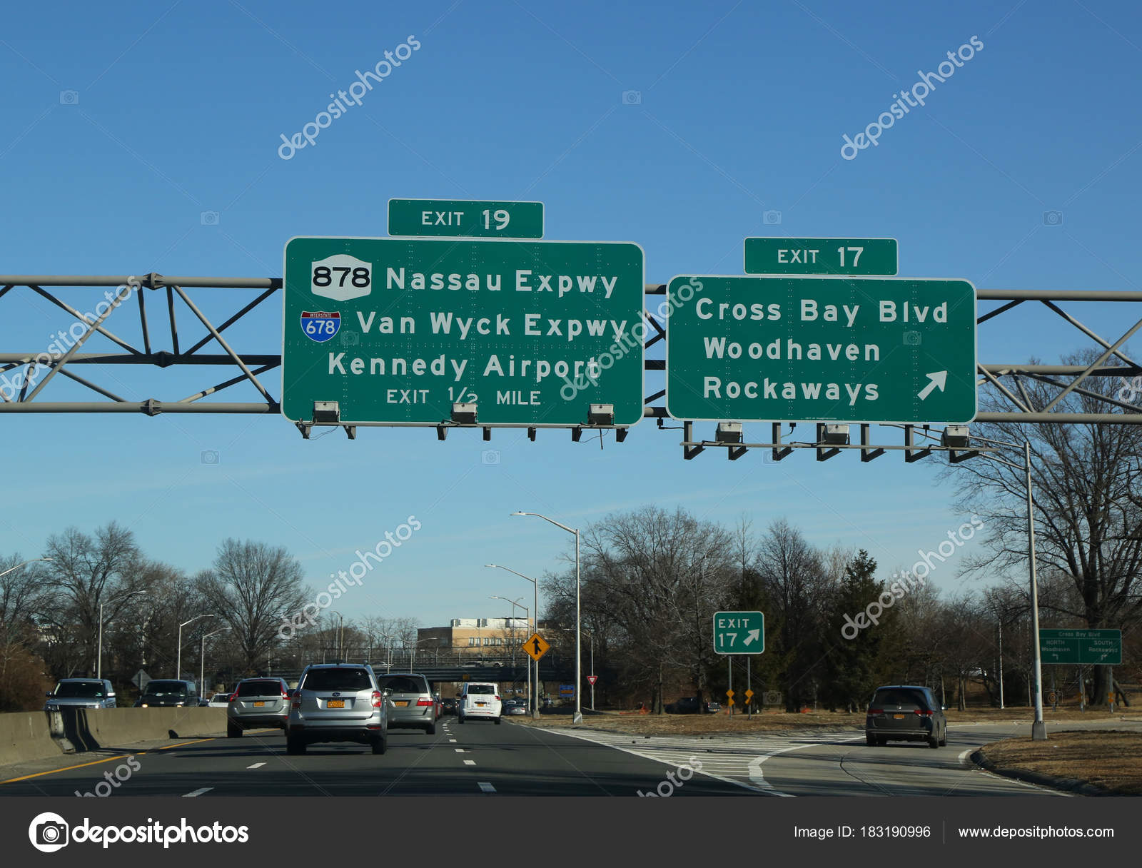 Brooklyn New York January 2018 Belt Parkway Brooklyn Belt System