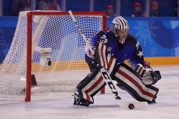 Kwandong South Korea February 2018 Olympic Champion Team Usa Goalkeeper — Stock Photo, Image