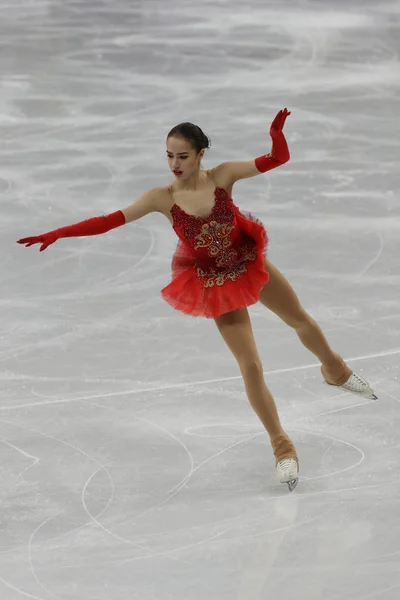 Gangneung Jižní Korea Února 2018 Olympijská Vítězka Alina Zagitova Olympijský — Stock fotografie
