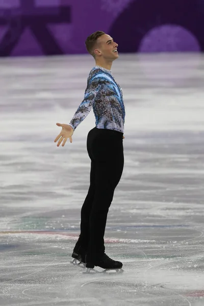 Gangneung South Korea February 2018 Adam Rippon United States Performs — Stock Photo, Image