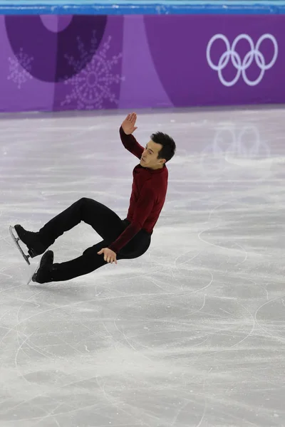 Gangneung Coreia Sul Fevereiro 2018 Campeão Olímpico Patrick Chan Canadá — Fotografia de Stock