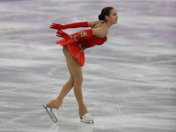 Gangneung South Korea February 2018 Olympic Champion Alina Zagitova Olympic — Stock Photo, Image