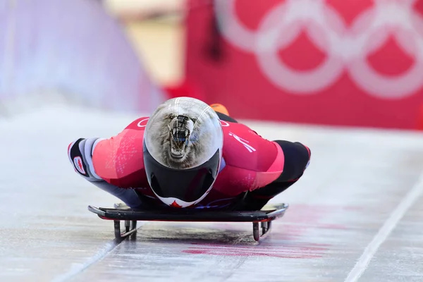 Pyeongchang South Korea February 2018 Dave Greszczyszyn Canada Competes Skeleton — Stock Photo, Image