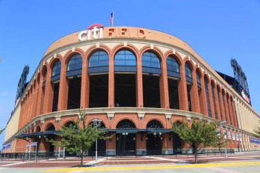 Flushing, New York - 5 Eylül 2017: Citi alan, büyük lig beyzbol ev sahibi takım takım New York Mets Flushing, New York