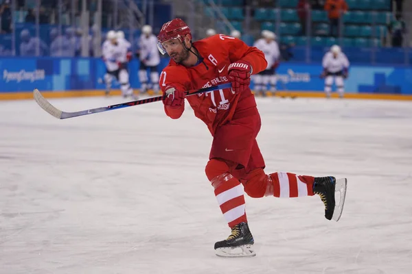 Gangneung Sydkorea Februari 2018 Olympisk Mästare Ilya Kovalchuk Team Friidrottare — Stockfoto