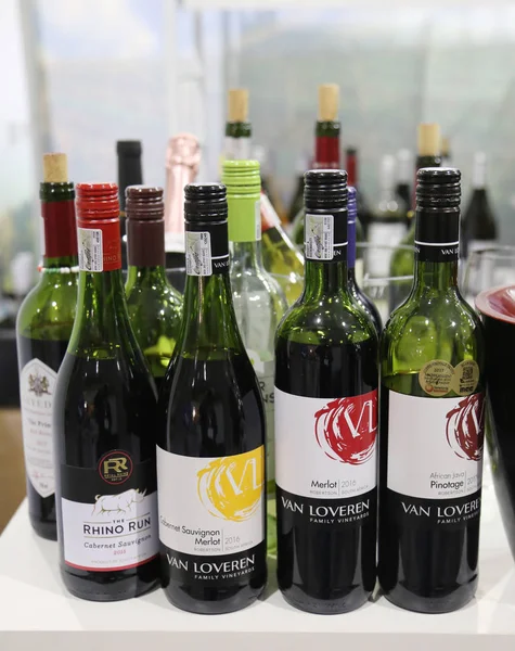 New York March 2018 South African Wines Display Vinexpo New — Stock Photo, Image