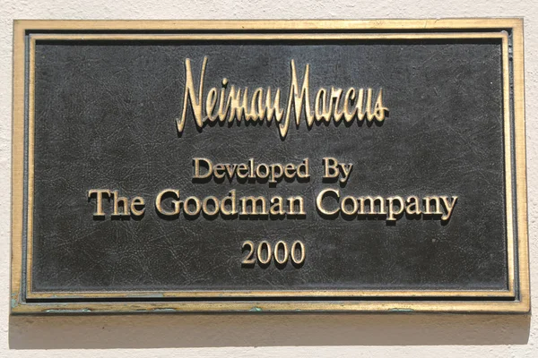 Palm Beach Florida March 2018 Neiman Marcus Department Store Sign — Stock Photo, Image