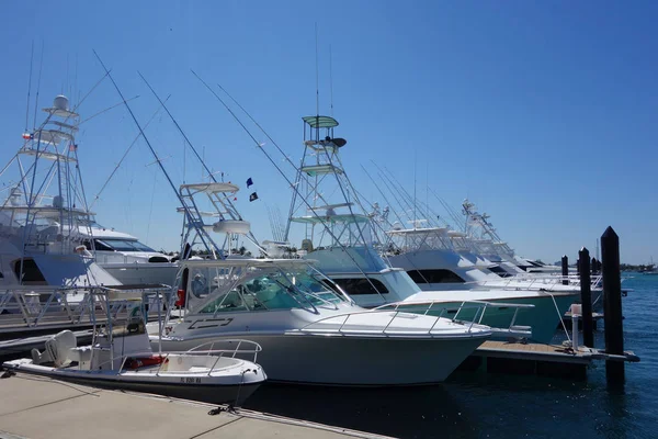 West Palm Beach Florydzie Marca 2018 Żaglówek Jachtów Sailfish Marina — Zdjęcie stockowe