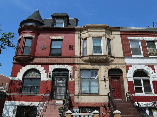 Brooklyn Nueva York Mayo 2016 Distrito Histórico Alice Agate Courts — Foto de Stock