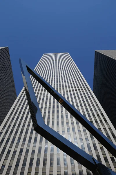 Nueva York Abril 2018 Rascacielos Avenida Avenida Las Américas Manhattan — Foto de Stock