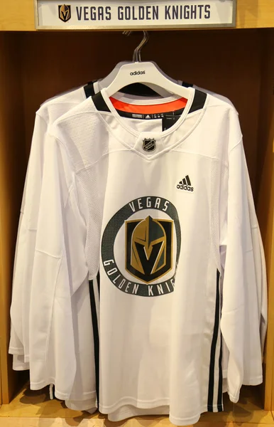 New York April 2018 Vegas Golden Knights Jersey Tentoongesteld Nhl — Stockfoto