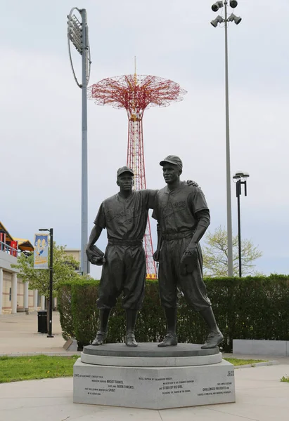 Brooklyn New York Mai 2018 Jackie Robinson Und Pee Wee — Stockfoto