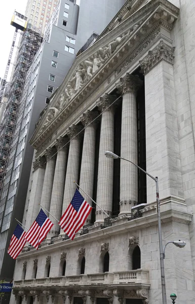 2018年5月10日 纽约证券交易所在曼哈顿 2013年5月 它是全球最大的证券交易所 其上市公司市值为16 613 — 图库照片