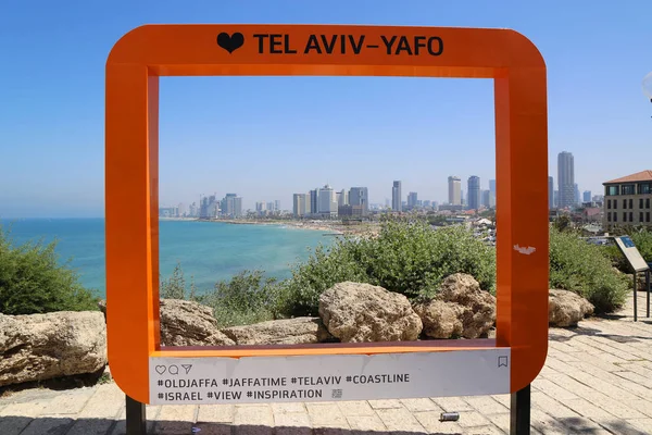 Tel Aviv Israel Abril 2017 Vista Costa Tel Aviv Desde — Foto de Stock
