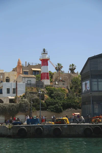 Tel Aviv Jaffa Israel April 2017 Jaffa Light Lighthouse Jaffa — Stock Photo, Image