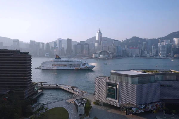 Hong Kong November 2019 Star Pisces Cruiseschip Hong Kong Harbor — Stockfoto