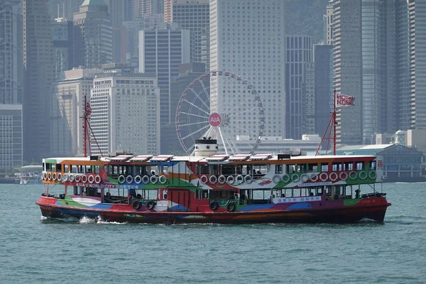 Hong Kong November 2019 Havencruiseschip Victoria Harbor Hong Kong — Stockfoto