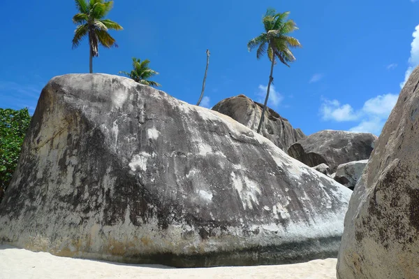 Rock Formation Baths British Virgin Islands — Stock Photo, Image