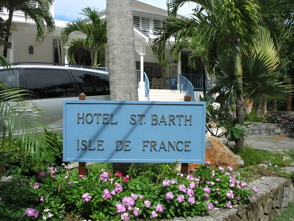 Barts French West Indies January 2008 Hotel Barth Isle France — Stock Photo, Image