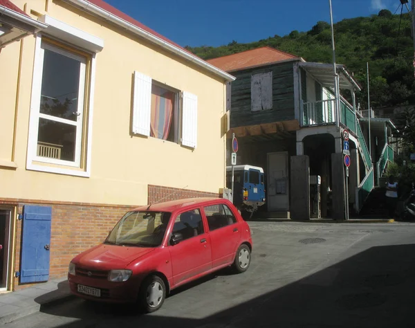 Barts French West Indies January 2008 Street Gustavia Barts French — Stock Photo, Image