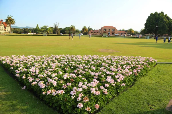 Rotorua Bowling Club Government Gardens Rotorua Nieuw Zeeland — Stockfoto