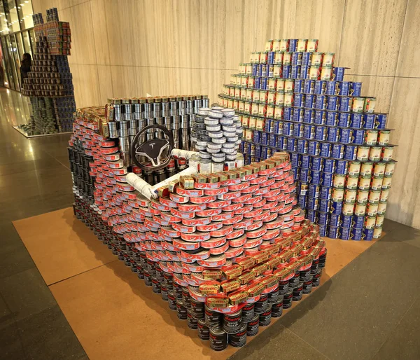 Nova Iorque Novembro 2018 Escultura Alimentos Apresentada 26Th Annual Nyc — Fotografia de Stock