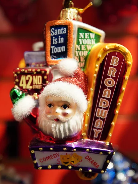 New York December 2019 New York City Themed Christmas Ornaments — Stock Photo, Image