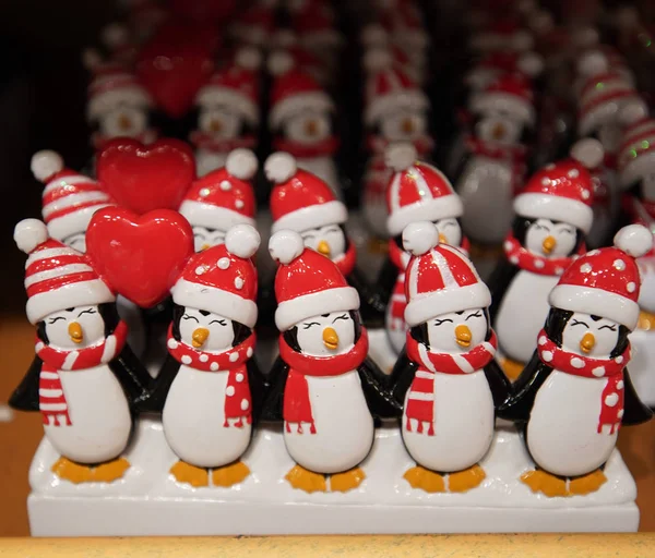 New York December 2019 Christmas Ornaments Display Manhattan — Stock Photo, Image