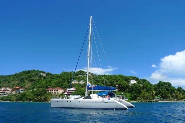 British Virgin Islands Giugno 2010 Yacht Charter Moorings Vicino Tortola — Foto Stock