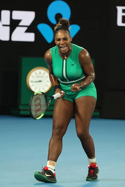 Melbourne Australien Januari 2019 Time Grand Slam Mästare Serena Williams — Stockfoto
