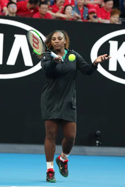 Melbourne Australia Enero 2019 Veces Campeona Grand Slam Serena Williams — Foto de Stock
