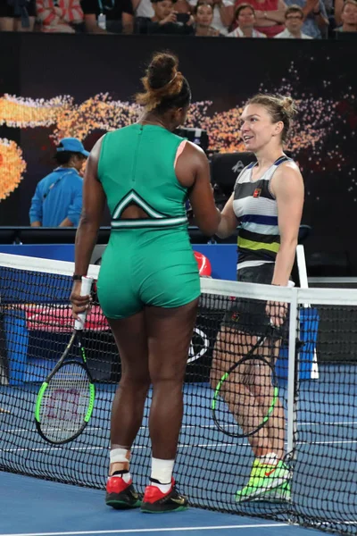 Melbourne Australie Janvier 2019 Championne Grand Chelem Serena Williams Des — Photo