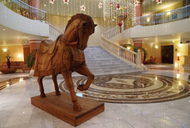 Playa Del Carmen, Meksika - 31 Aralık 2017: Iberostar Grand Hotel Paraiso, Playa Del Carmen, Meksika