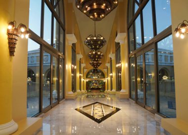 Playa Del Carmen, Meksika - 31 Aralık 2017: Iberostar Grand Hotel Paraiso, Playa Del Carmen, Meksika