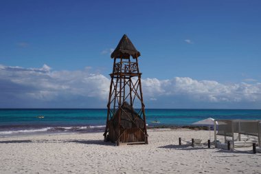 Meksika 'daki Playa Del Carmen' deki Maroma Plajı