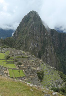 Peru'daki Machu Picchu Harabeleri. UNESCO Dünya Mirası 1983