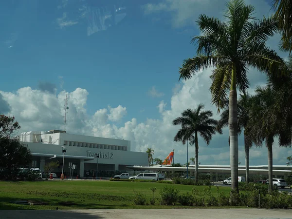 Κανκούν Μεξικό Δεκεμβρίου 2017 Αεροσταθμός Στο Διεθνές Αεροδρόμιο Του Κανκούν — Φωτογραφία Αρχείου