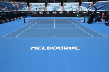 Melbourne, Avustralya - 22 Ocak 2019: Show Court 3, Margaret Court arena ve Rod Laver Arena Melbourne Park 'ta 2019 Avustralya Açık