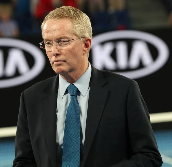 Melbourne Australien Januar 2019 Australian Open Turnierdirektor Craig Tiley Der — Stockfoto