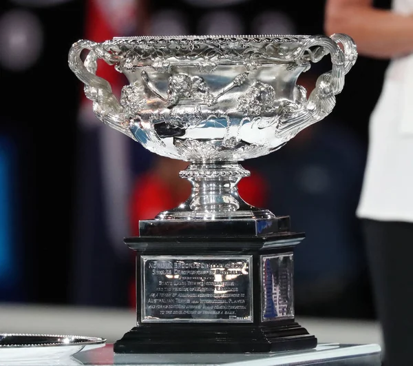 Melbourne Australië Januari 2019 Australian Open Mannen Enkelspel Trofee Norman — Stockfoto