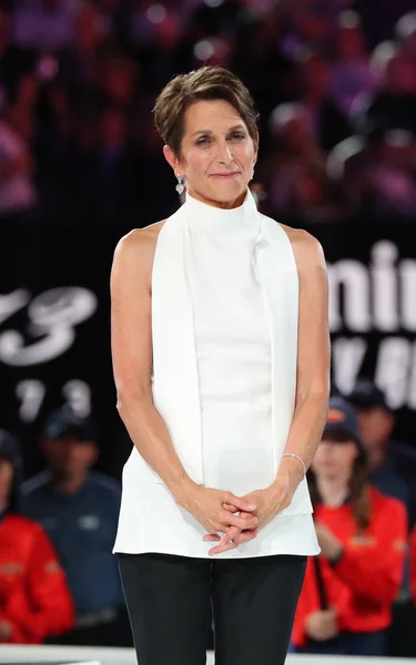 Melbourne Australien Januari 2019 Tennis Australiens President Jayne Hrdlicka 2019 — Stockfoto