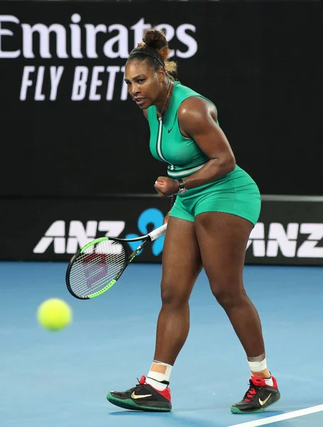 Melbourne Australien Januari 2019 Time Grand Slam Mästare Serena Williams — Stockfoto