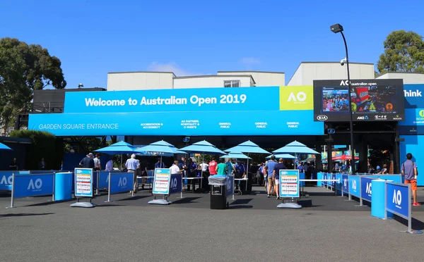Melbourne Australie Janvier 2019 Entrée Centre Tennis Australien Melbourne Park — Photo
