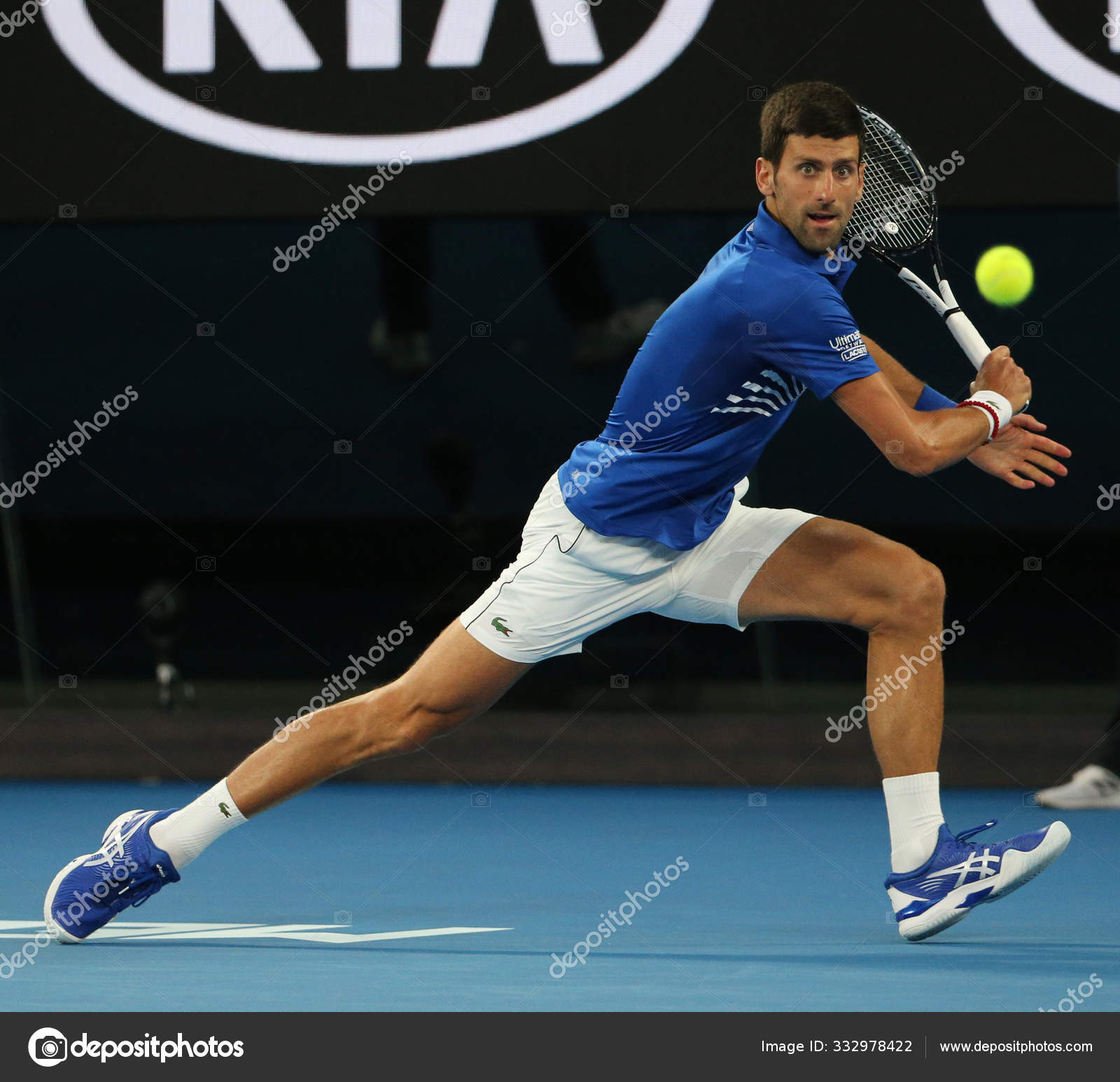 Versterken ik betwijfel het Indrukwekkend Melbourne Australia January 2019 Time Grand Slam Champion Novak Djokovic –  Stock Editorial Photo © zhukovsky #332978422