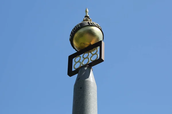 Acht Stunden Tag Denkmal Melbourne Australien Dieses Denkmal Erinnert Die — Stockfoto