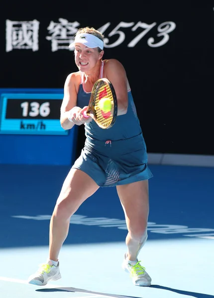 Melbourne Australia Enero 2019 Tenista Profesional Anastasia Pavlyuchenkova Rusia Acción — Foto de Stock