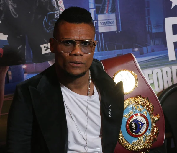 Nueva York Diciembre 2018 Boxeadora Eleider Alvarez Columbia Campeona Mundial —  Fotos de Stock